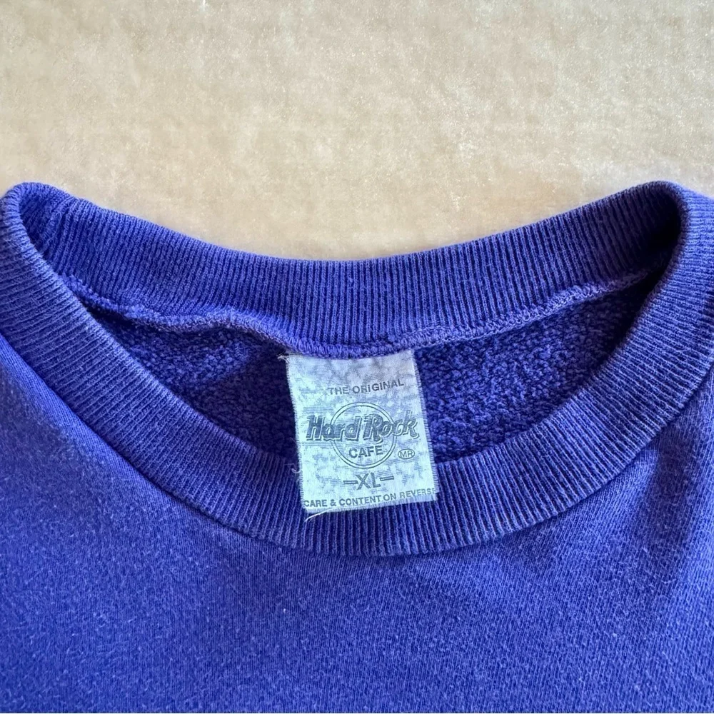 Vintage Purple Hard Rock Cafe Puerto Vallarta Sweater
